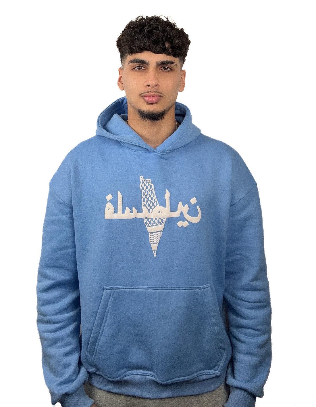Palestine 1948 Carolina Blue Hoodie